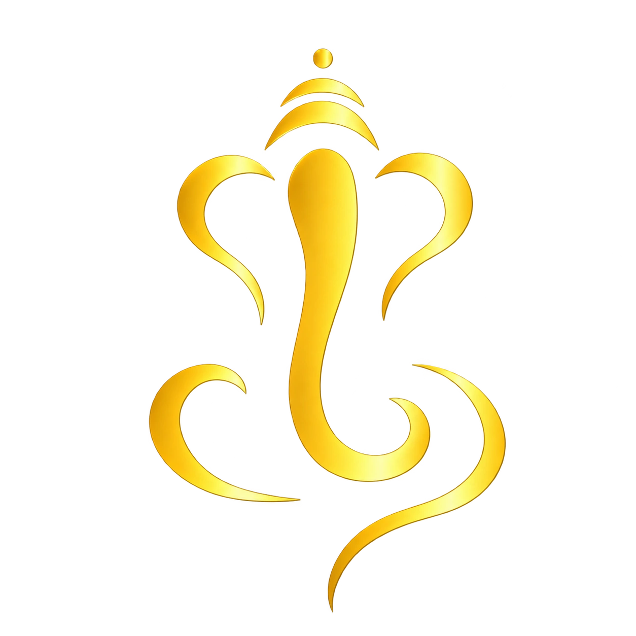 Golden Ganesh ji emblem